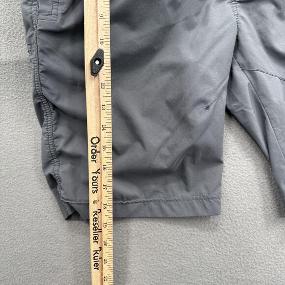 KUHL Shorts Mens Large Gray Quick Dry Stretch Elastic Waist Drawstring Hiking - Picture 6 of 8